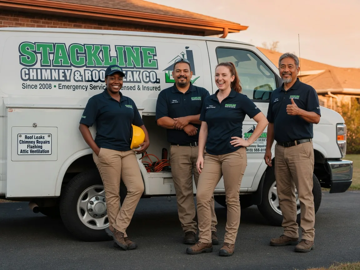 Chimney flashing repair company in Kinsale, VA